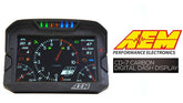 AEM CD-7LG Carbon Logging Flush Digital Dash Display w/ Internal 20Hz GPS & Antenna